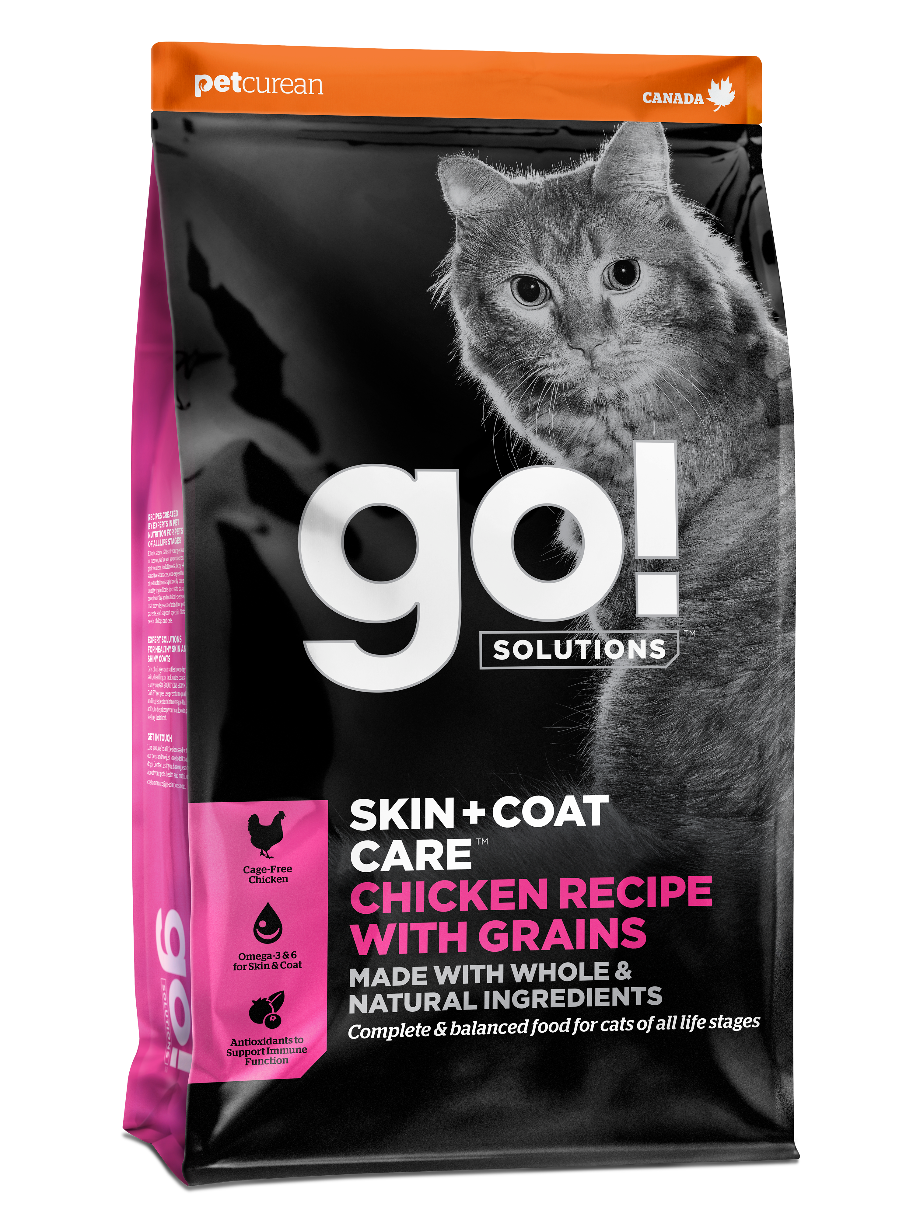 Go! Skin + Coat Care Chicken Recipe With Grains for Cats