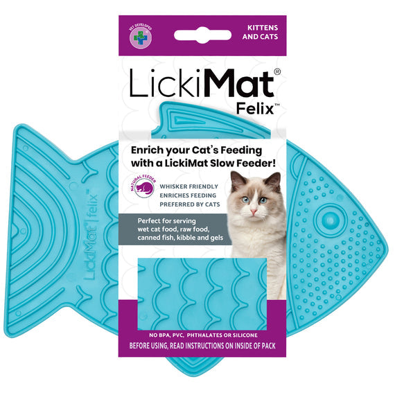 LickiMat Felix Slow Feeder Cat Food Bowl