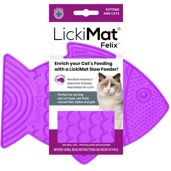 LickiMat Felix Slow Feeder Cat Food Bowl